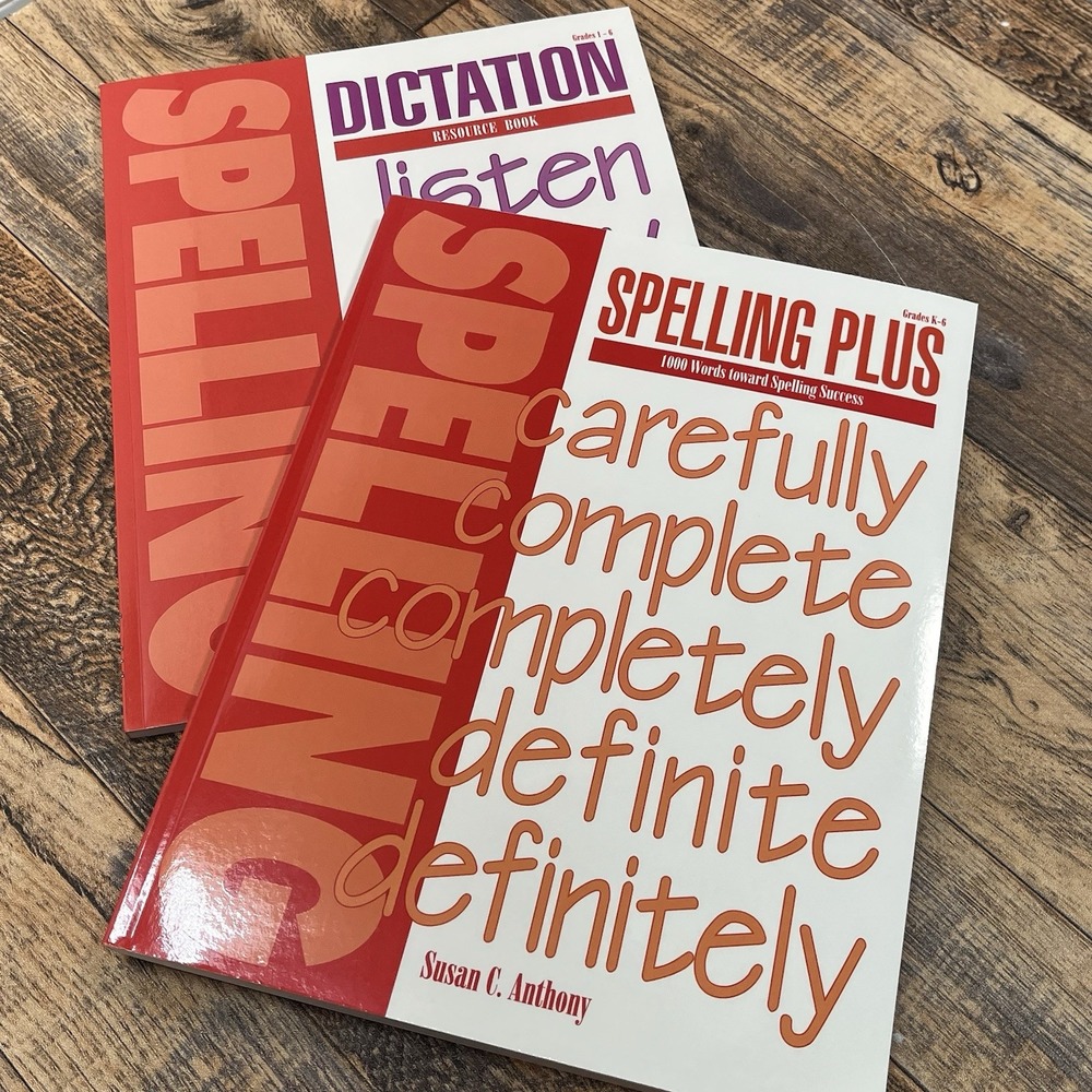 Spelling Plus Susan C. Anthony Spelling & Dictation Bundle NEW